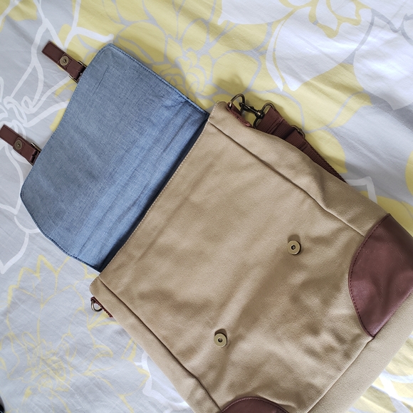 Brown and Tan Men's Bag - Picture 10 of 11